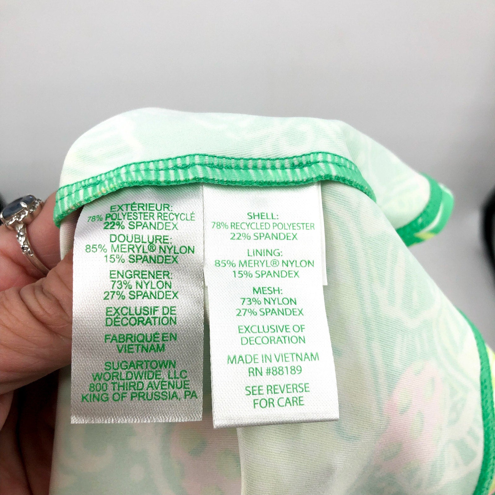 LILLY PULITZER Womens Deidra Dress XS Green Yellow Spearmint In A Pickle UPF NWT