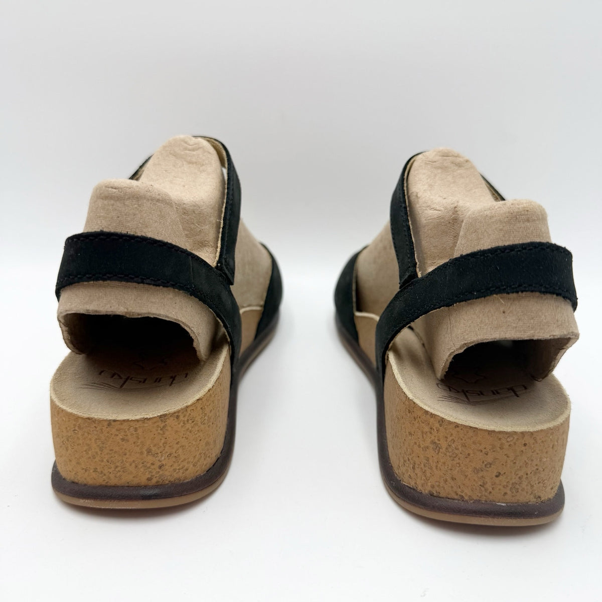 Dansko Womens Cass Flat Sandals EU 38 US 7.5-8 Black Suede NWOB