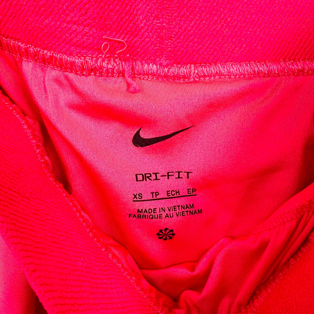 NIKE Women's Pro Tempo Mid-Rise Shorts XS Pinksicle Hot Punch Athletic NWT