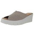 Bernie Mev Womens Venti Summer Wedge Sandals EU 37 Size 6 Light Gold NWOB