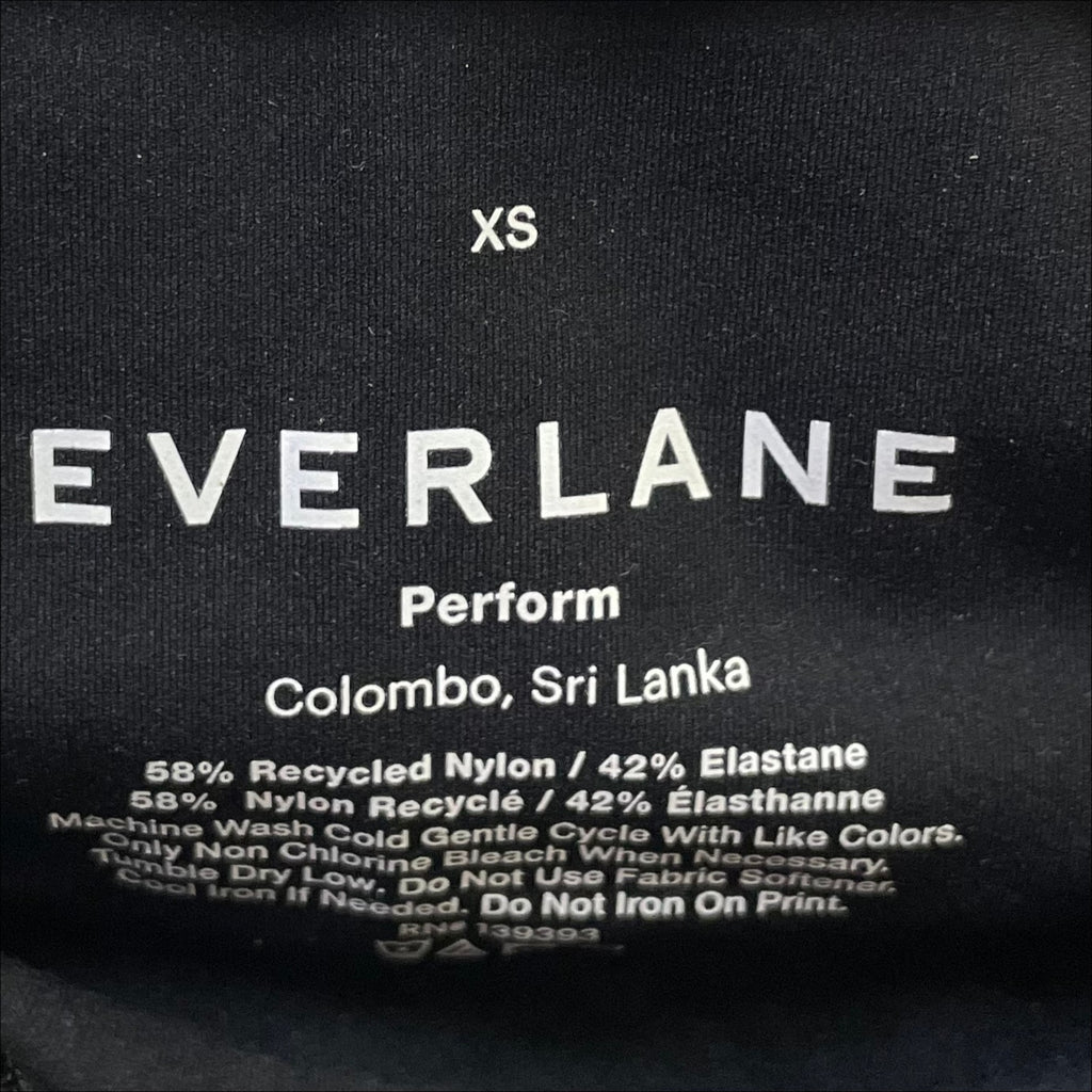 Everlane Womens The Perform Pocket Leggings XS Black High Waist NWT