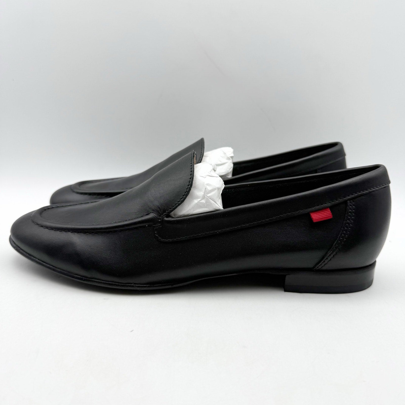 Marc Joseph New York Womens Madison Ave Loafers US 9 M Black Leather NWOB