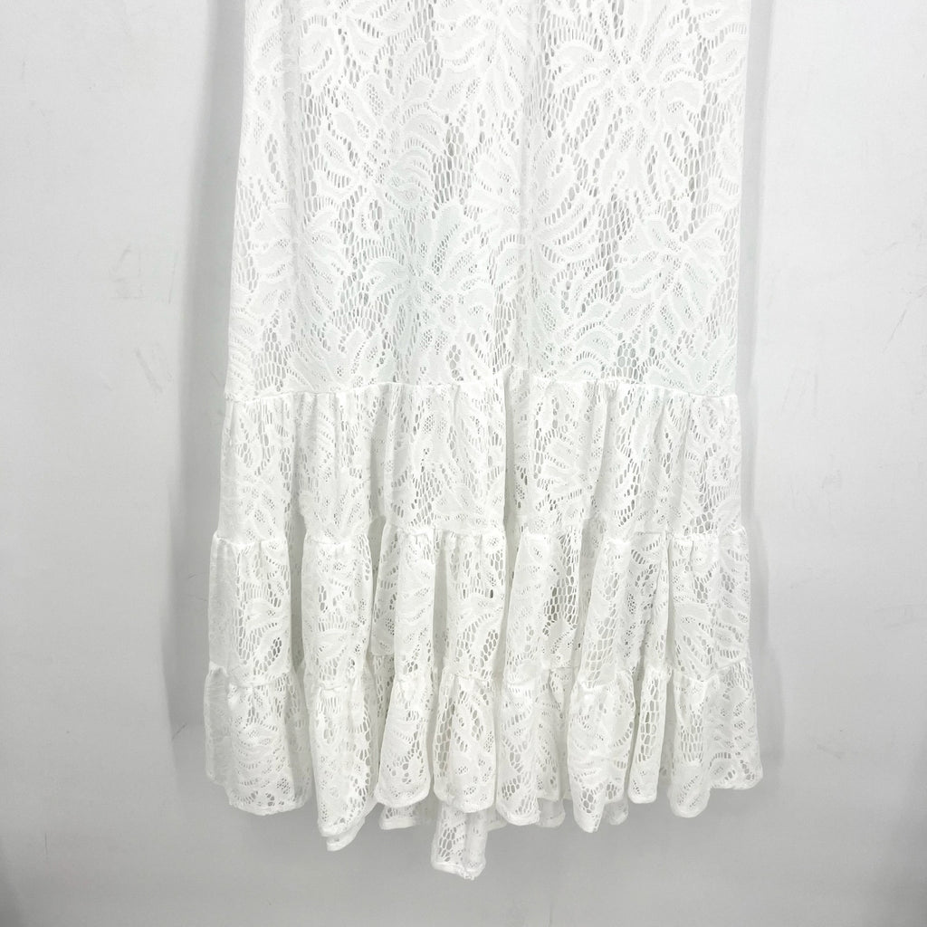 LILLY PULITZER Womens Finnley Lace Cover-up Swim Dress XXS White NWOT