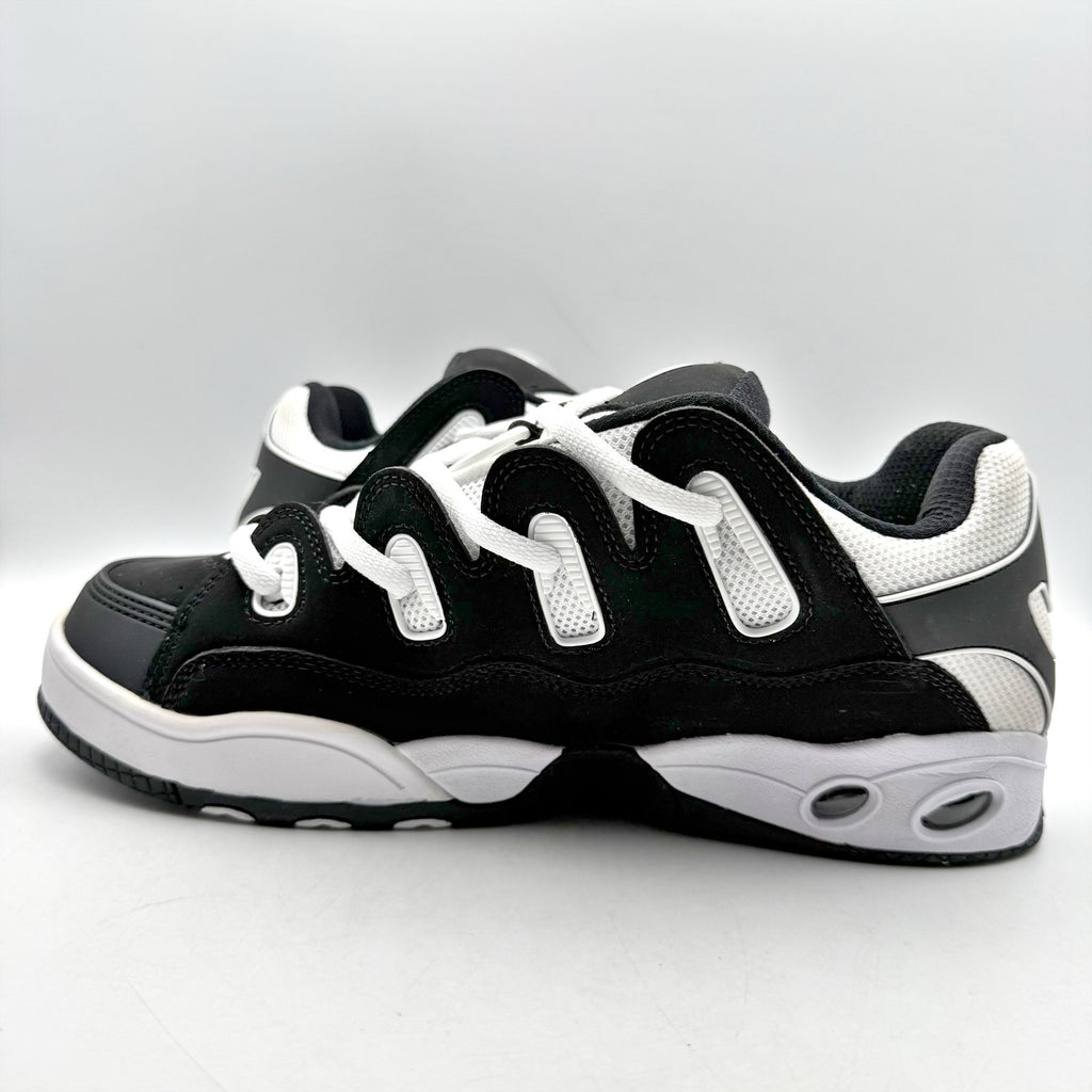Osiris Mens D3 OG Sneakers US 12 EU 47 Black White EUC