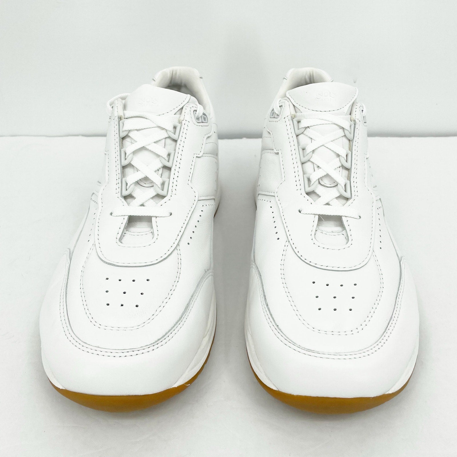 SAS Mens Journey II Sneakers US 14.5 Wide White Leather Athletic NIB