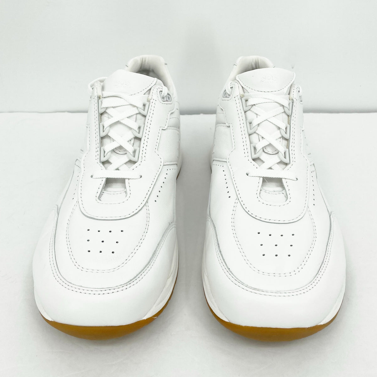 SAS Mens Journey II Sneakers Size 14.5 Wide White Leather Athletic NIB