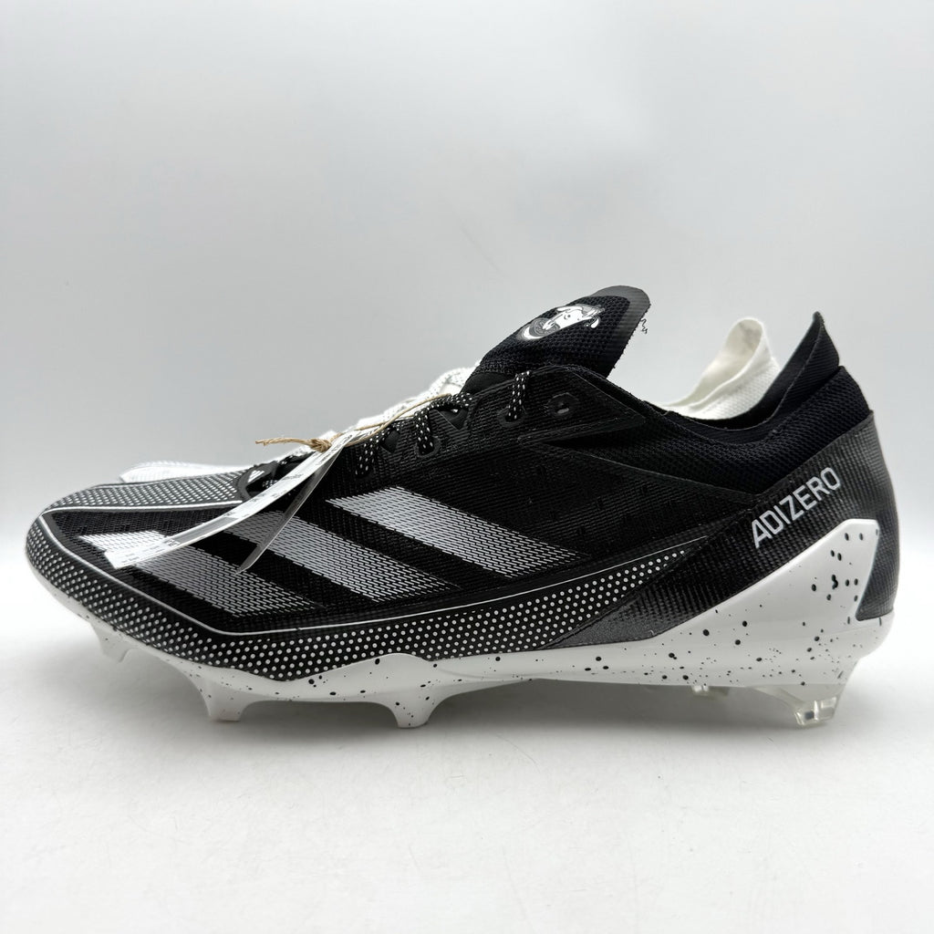 Adidas Mens Adizero Electric Football Cleats US 13 EU 48 White Black NWOB