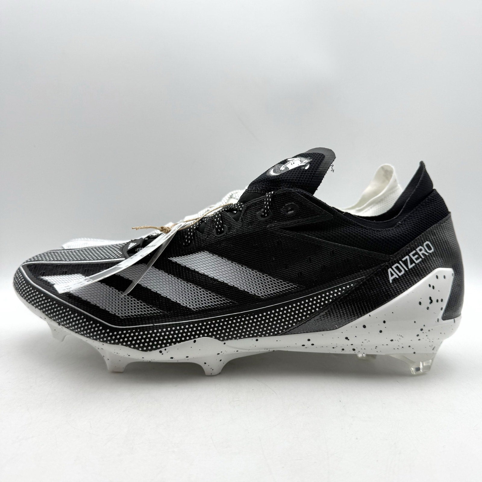 Adidas Mens Adizero Electric Football Cleats US 13 EU 48 White Black NWOB