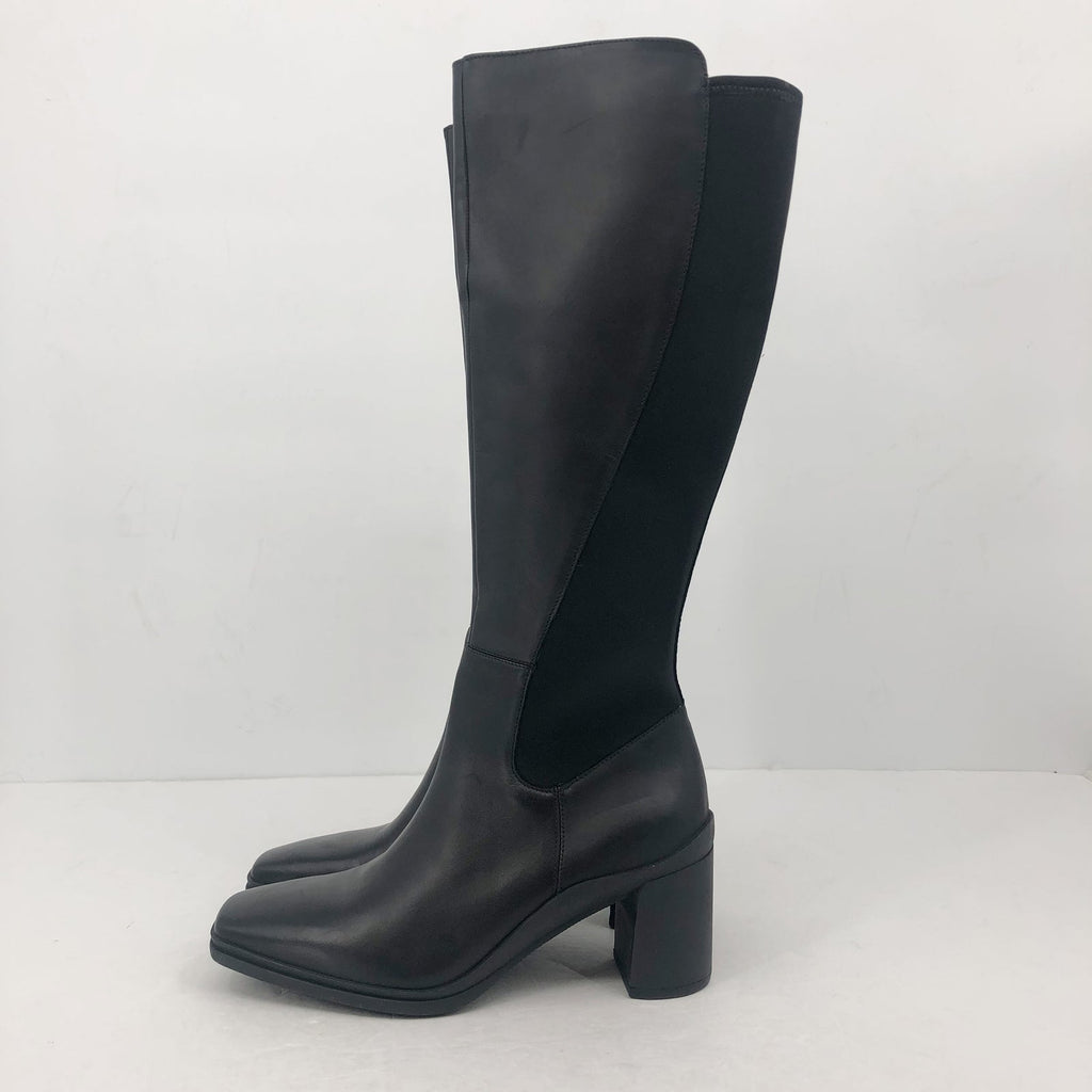 Naturalizer Womens Axel Knee High Boots Size 9 M Black Leather Waterproof NWOB