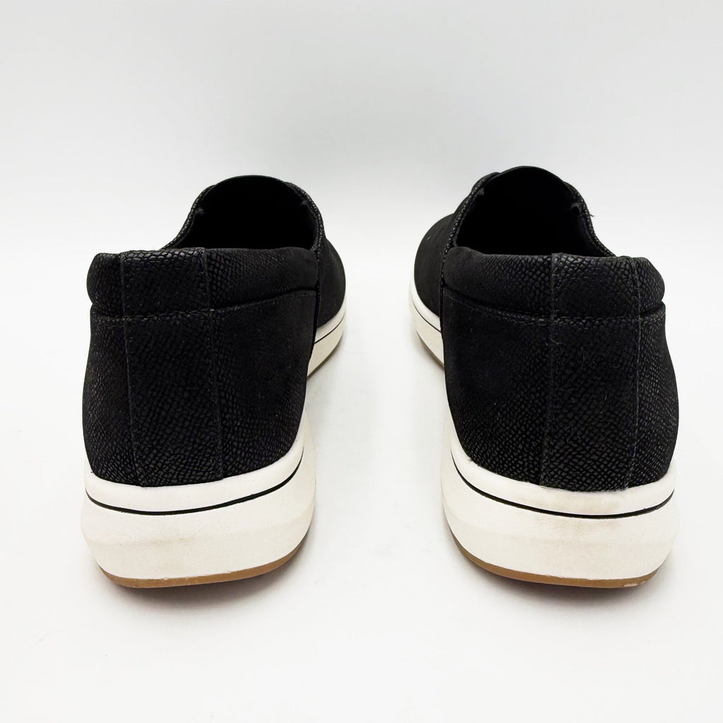 Clarks Womens Breeze Sky Ria Slip On Shoes Size 6.5 EU 37 Black Casual NWOB