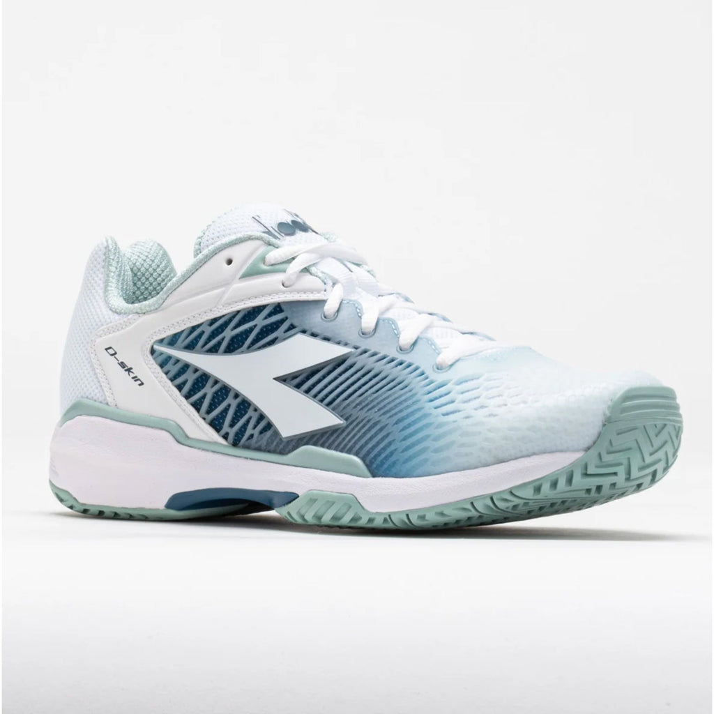 Diadora Womens Speed Competition 7+ AG Tennis Shoes Size 10 EU 41 Blue White NWT