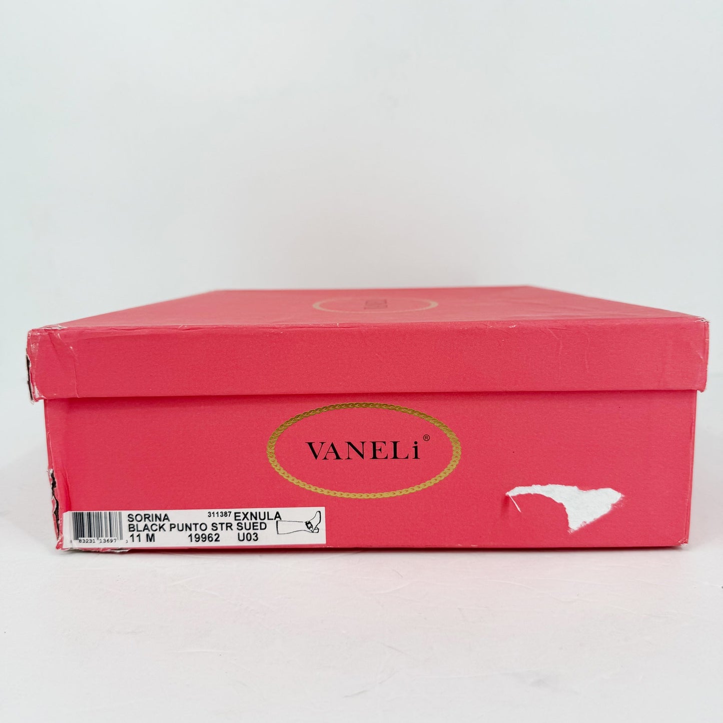 Vaneli Womens Sorina Tall Boots Size 11M Black Suede Slip On Flared Heel NIB