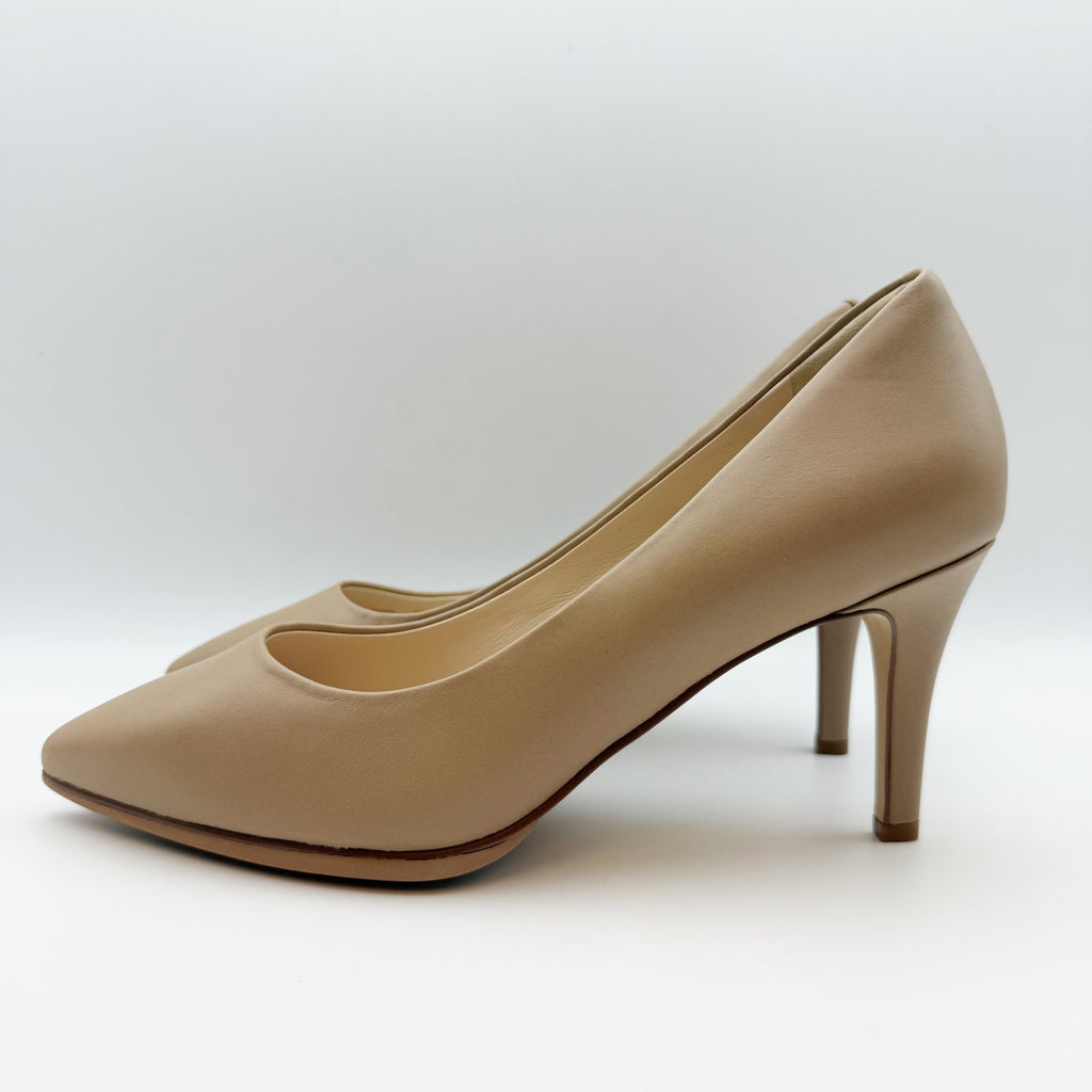 Cole Haan Womens Grand Ambition Pumps US 9.5 B Tan Amphora Leather Heels NWOB