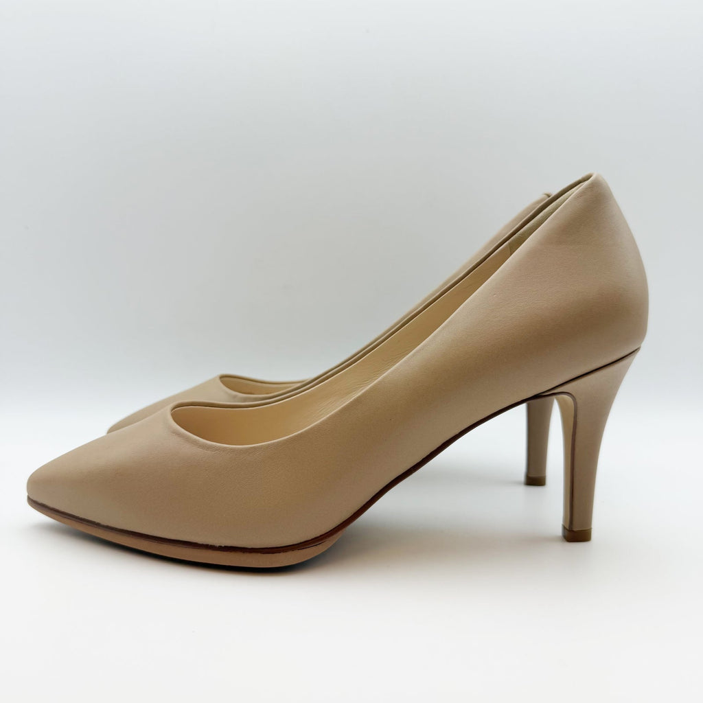 Cole Haan Womens Grand Ambition Pumps Size 9.5 B Tan Amphora Leather Heels NWOB