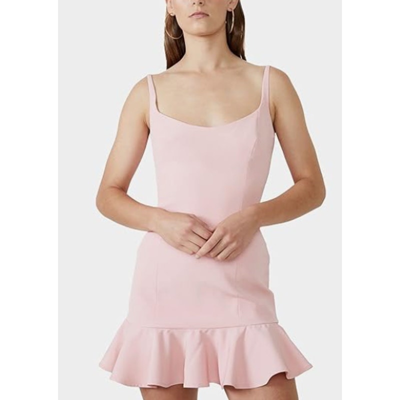 BARDOT Womens Gigi Mini Dress US 12 XL Pink Blossom Sleeveless