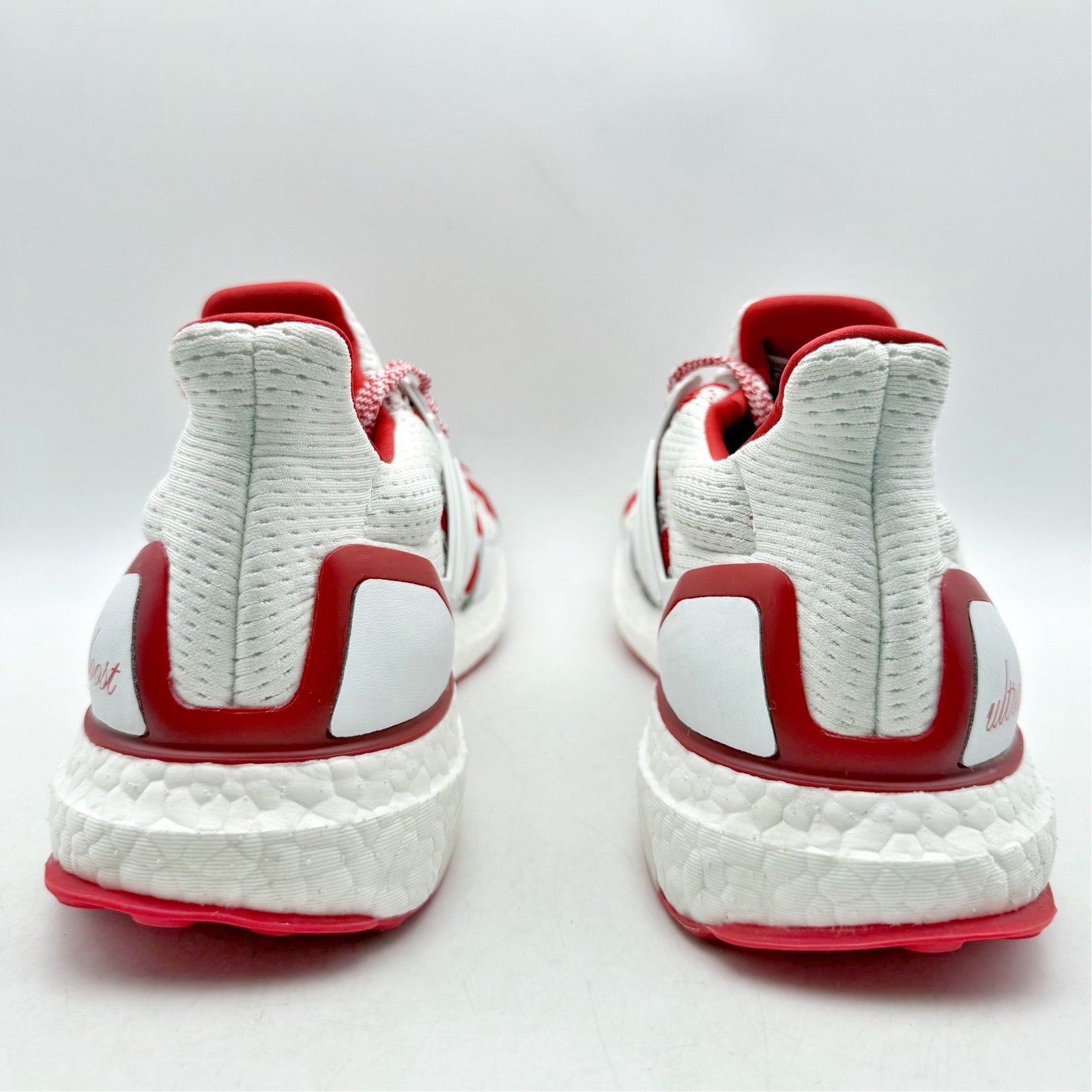 Adidas Womens Ultraboost 1.0 Running Shoes US 9 White Red Athletic NWOB