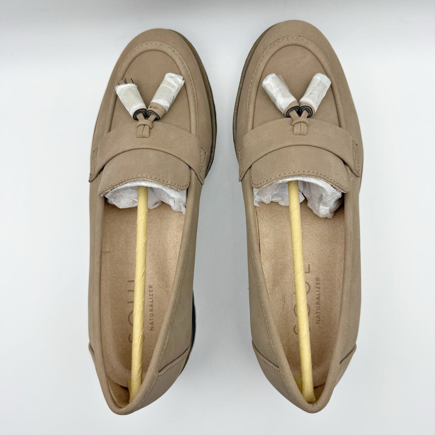 Soul Naturalizer Womens Josie Loafers US 6 M EU 36 Taupe Slip On NIB