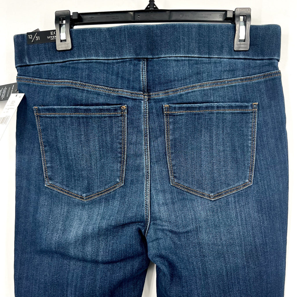 Liverpool Women's Sienna Pull-On Skinny Jeans Size 12 Dark Blue NWT