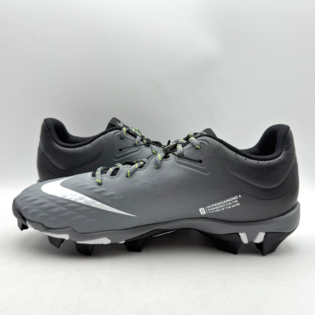 Nike Womens Hyperdiamond 4 Keystone Softball Cleats US 11 Black Grey CZ5918 NWOB