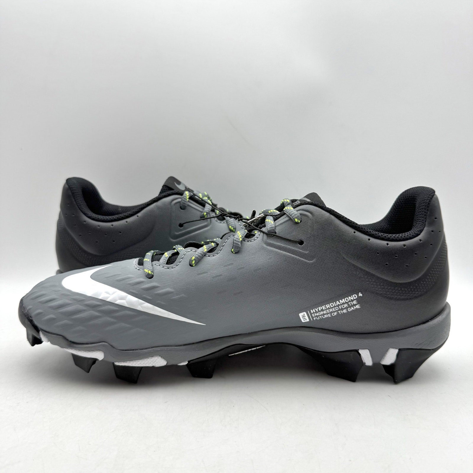 Nike Womens Hyperdiamond 4 Keystone Softball Cleats US 11 Black Grey CZ5918 NWOB