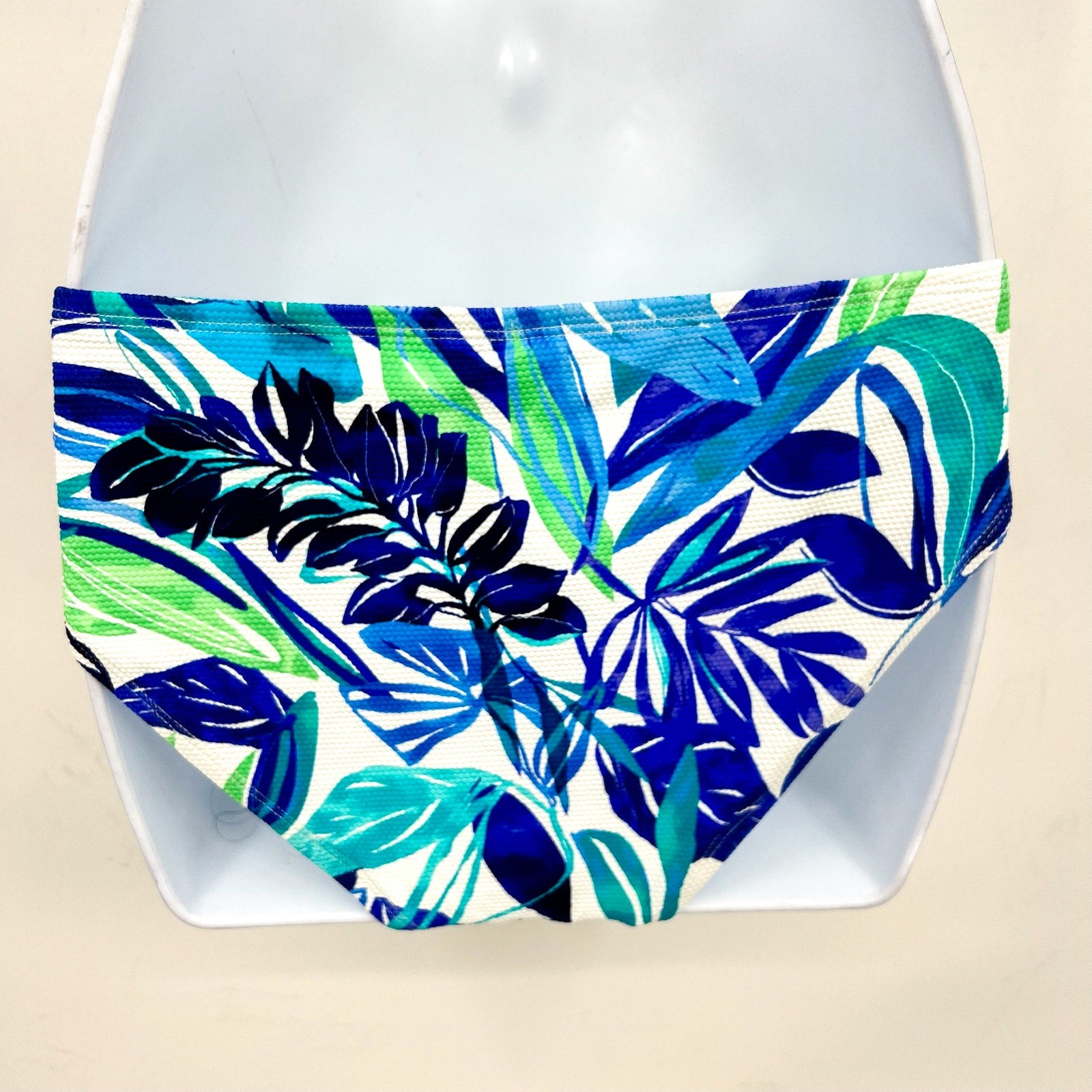 TOMMY BAHAMA Marina Hipster Bikini Bottom Small Beach Glass Blue Island Cays NWT