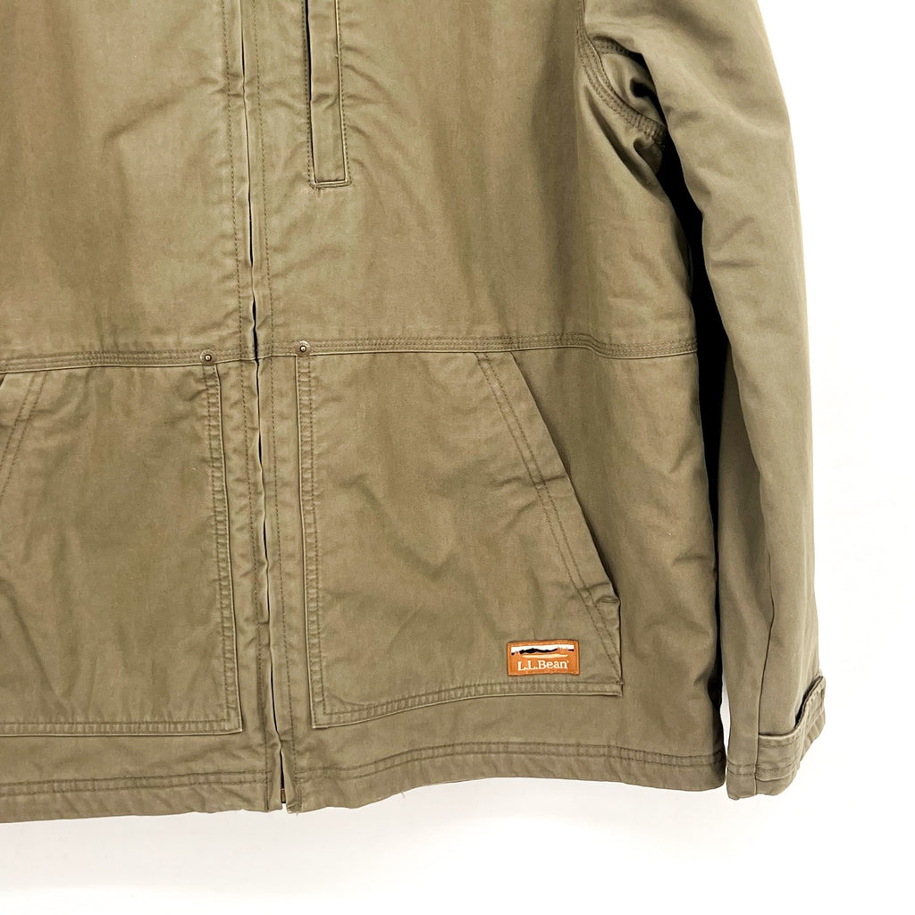 L.L BEAN Men's Bean's Insulated Utility Hoodie Jacket XL Dark Loden Green NWT