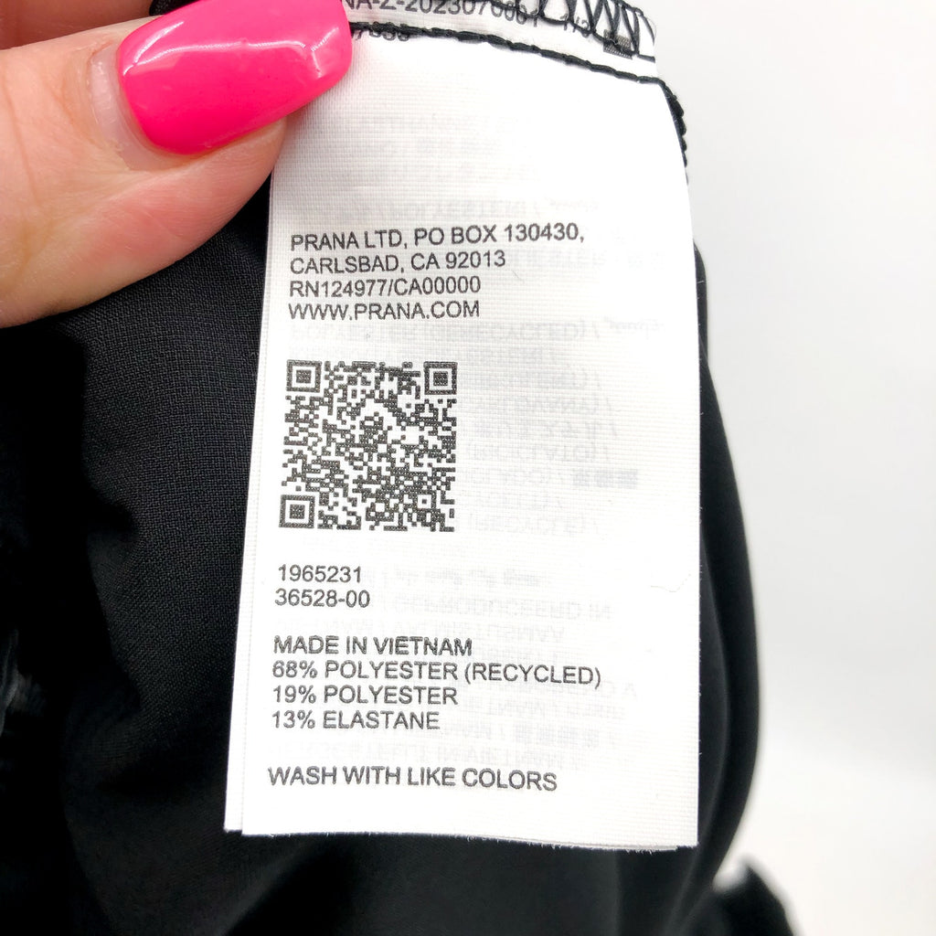 PRANA Women's Railay Jumpsuit Medium Black Sleeveless Wrinkle Resistant UPF NWT