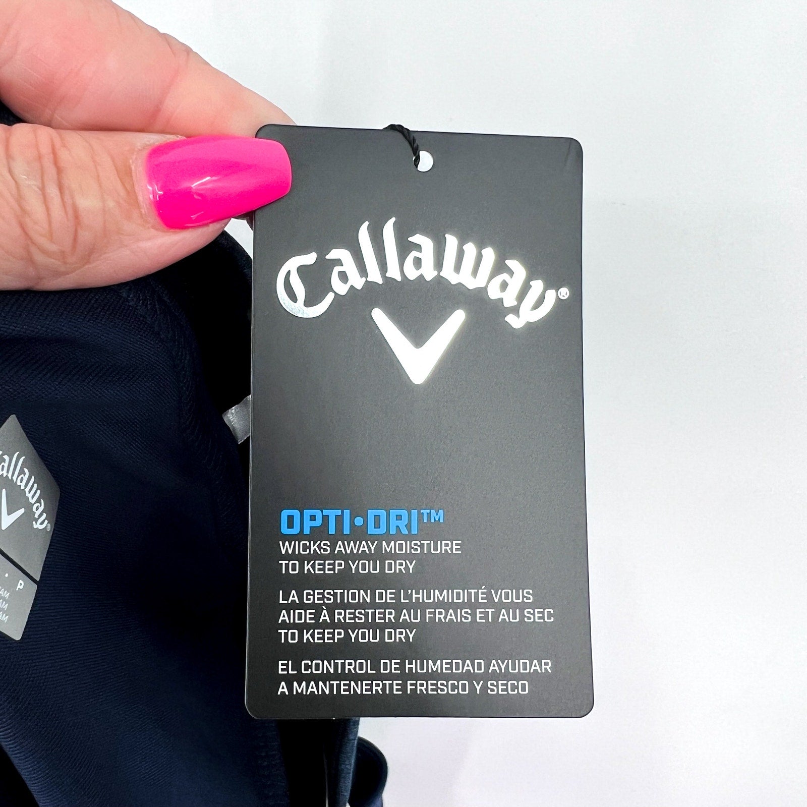 CALLAWAY Women's TrueSculpt Golf Skort Small Blue Heather Navy NWT