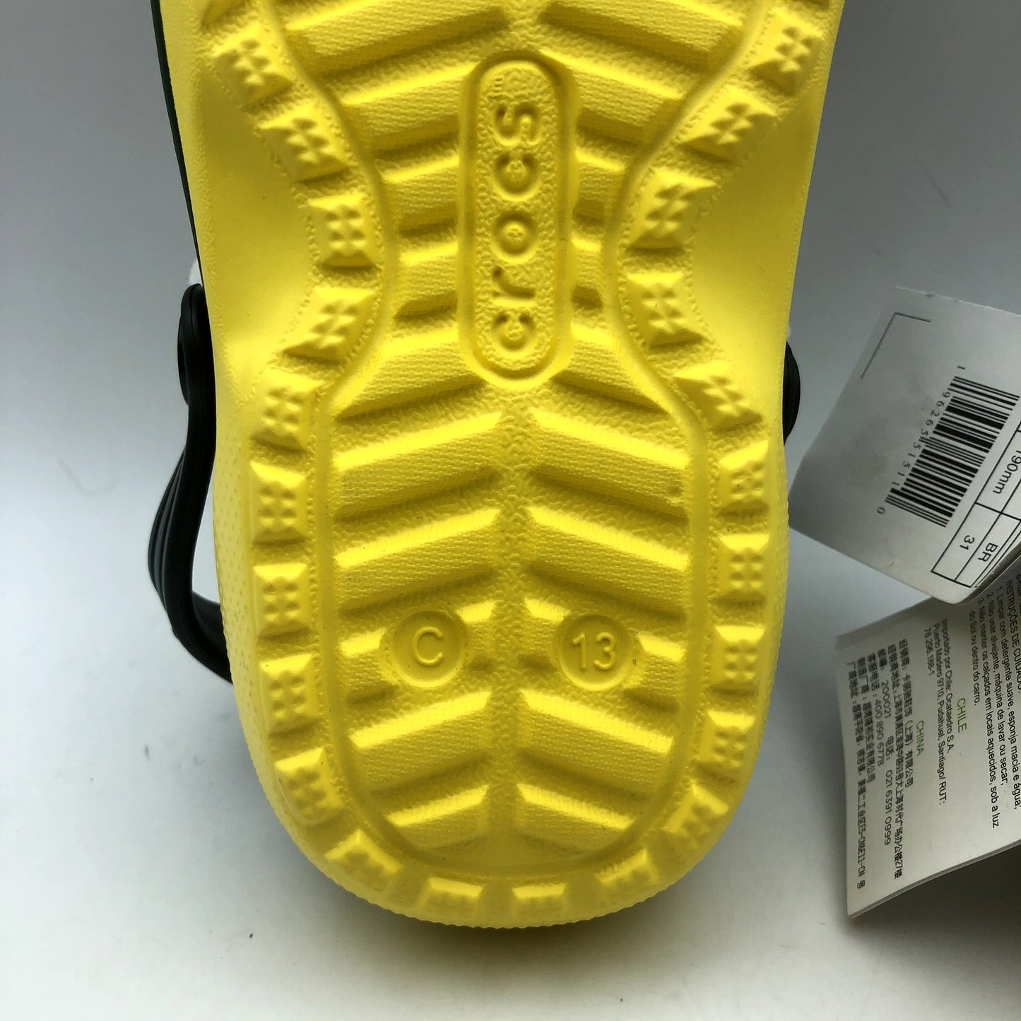 Crocs Unisex Kids Elf Classic Clogs Size 13 Festive Green NWT