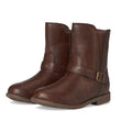 Stride Rite Girls SR Lizz Boots Size 10 Toddler Shoes Brown Faux Leather NIB