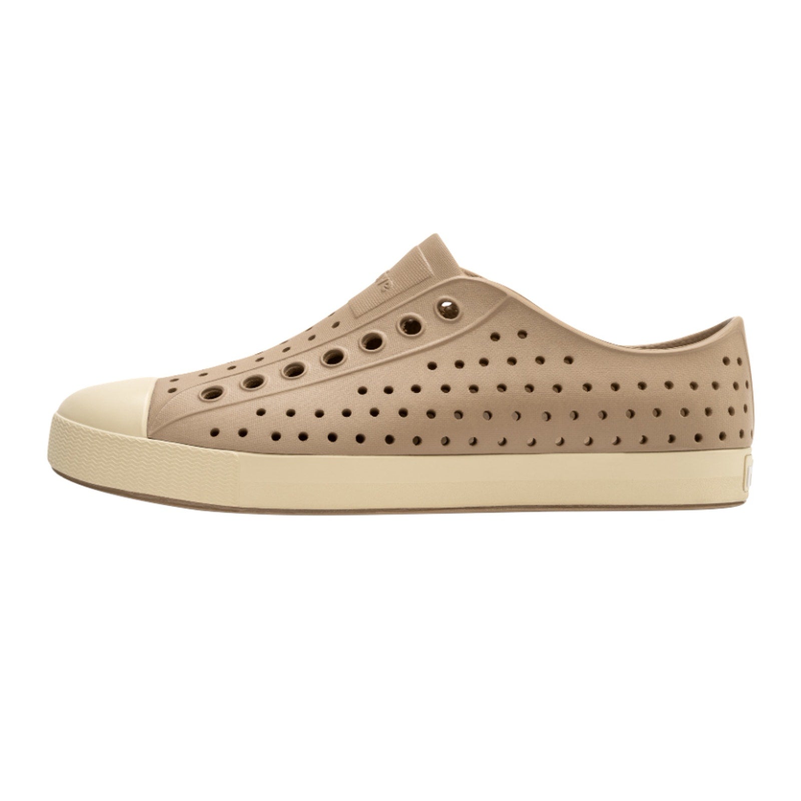 Native Womens Jefferson Shoes US 7 EU 37.5 Brown Tan EVA Slip On Sneakers NIB
