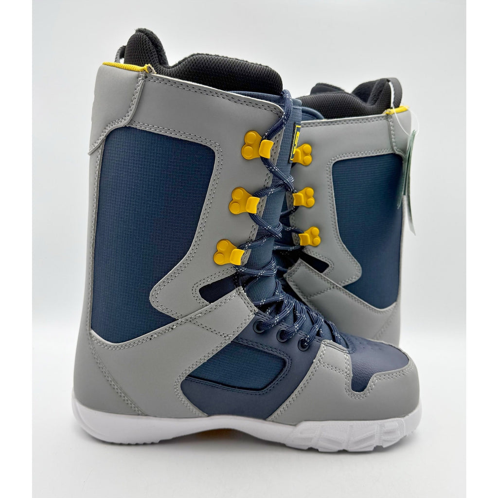 DC Mens Phase Lace Snowboard Boots US 7M EU 39 Navy Grey NIB