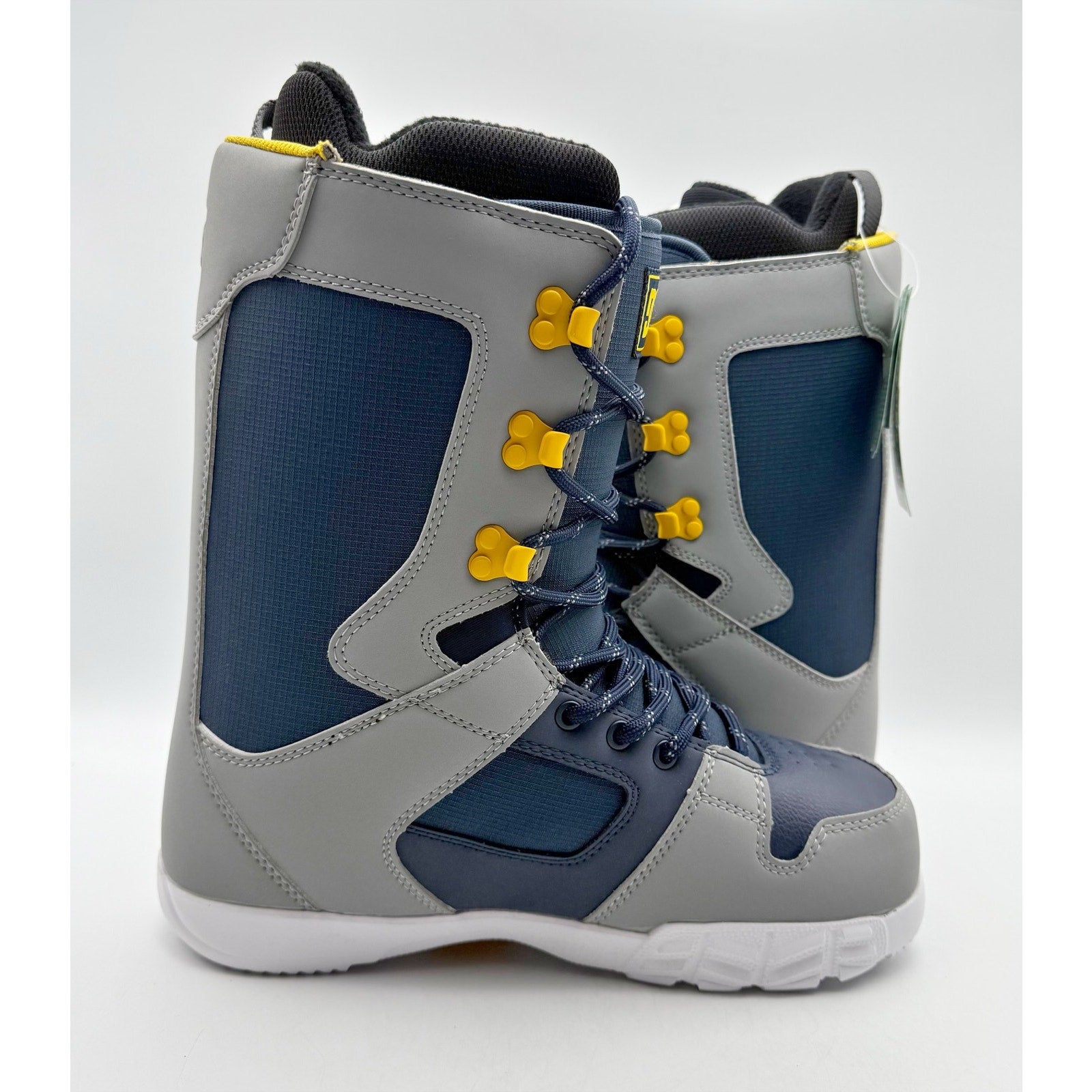 DC Mens Phase Lace Snowboard Boots US 7M EU 39 Navy Grey NIB