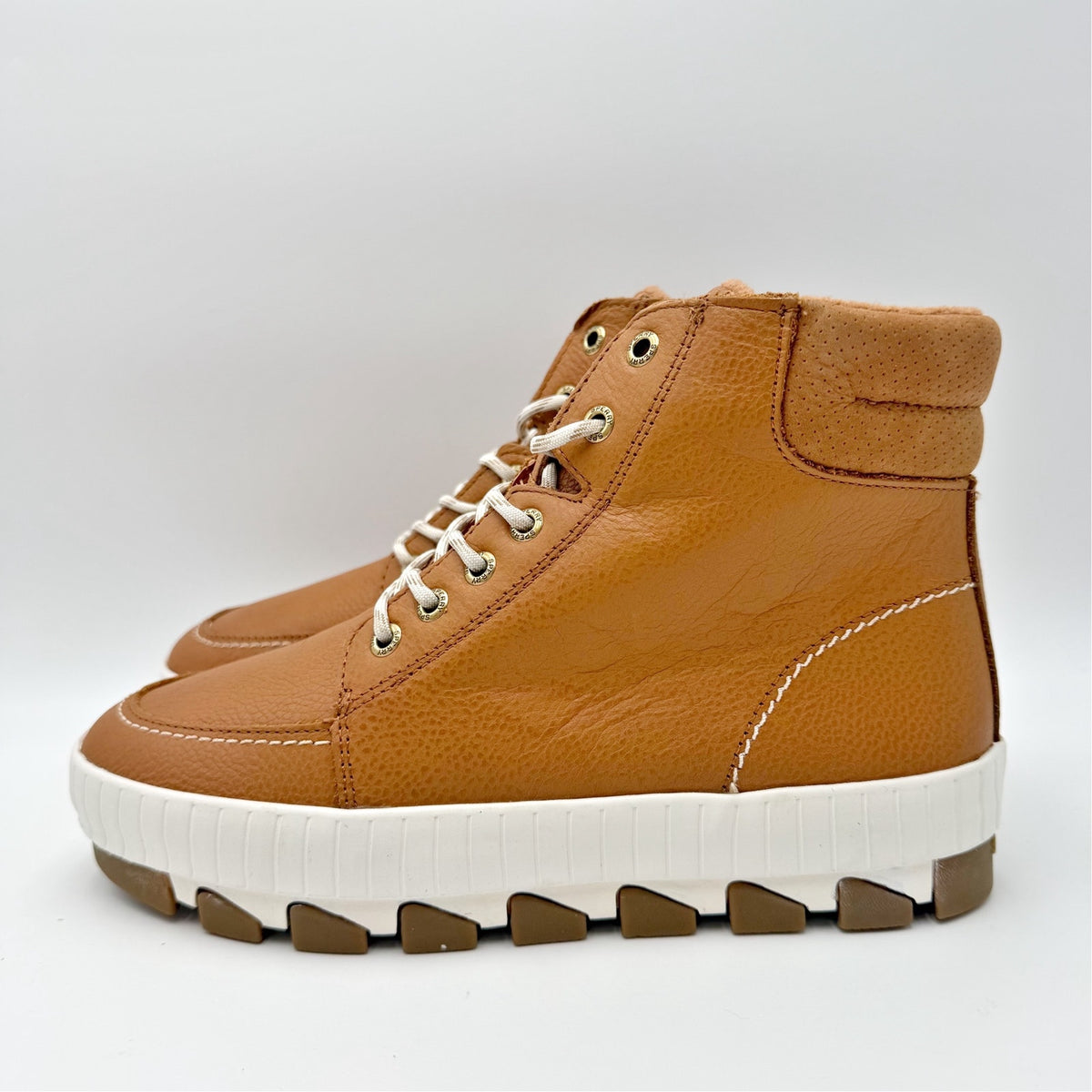 Sperry Womens Torrent Lace-up Ankle Boots Size 8 M Tan Leather Waterproof NIB