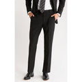 NORDSTROM RACK Men's Straight Leg Dress Pants 36R Black Flat Front Trim Fit NWT