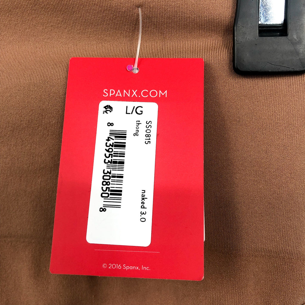 SPANX SPANXshape Everyday Shaping Thong Large Naked 03 Core Control NWT