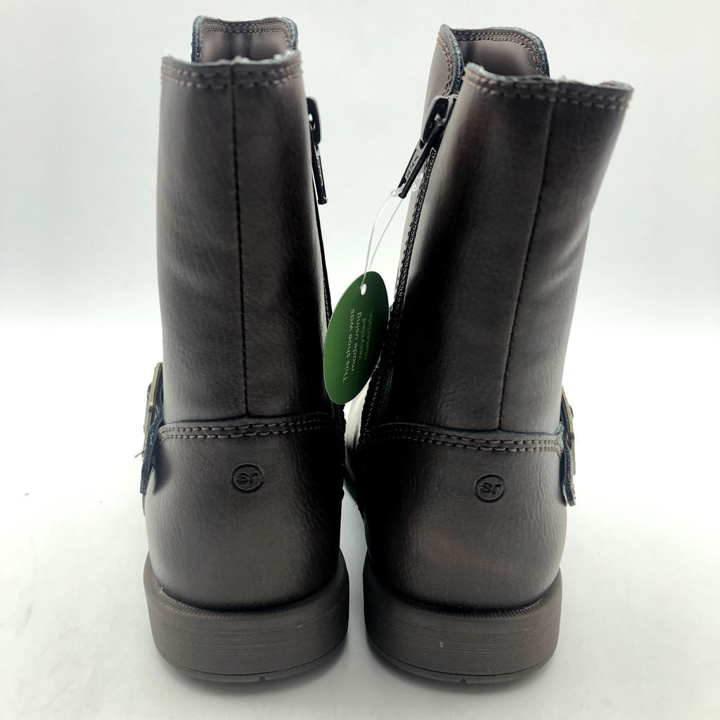 Stride Rite Girls SR Lizz Boots Size 10 Toddler Shoes Brown Faux Leather NIB