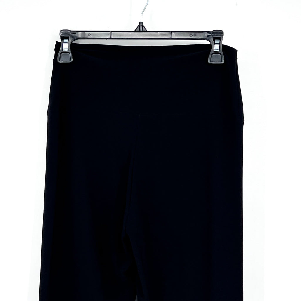 NORMA KAMALI Women's Lifestyle Cropped Leggings Medium/34 Black Stretch NWOT