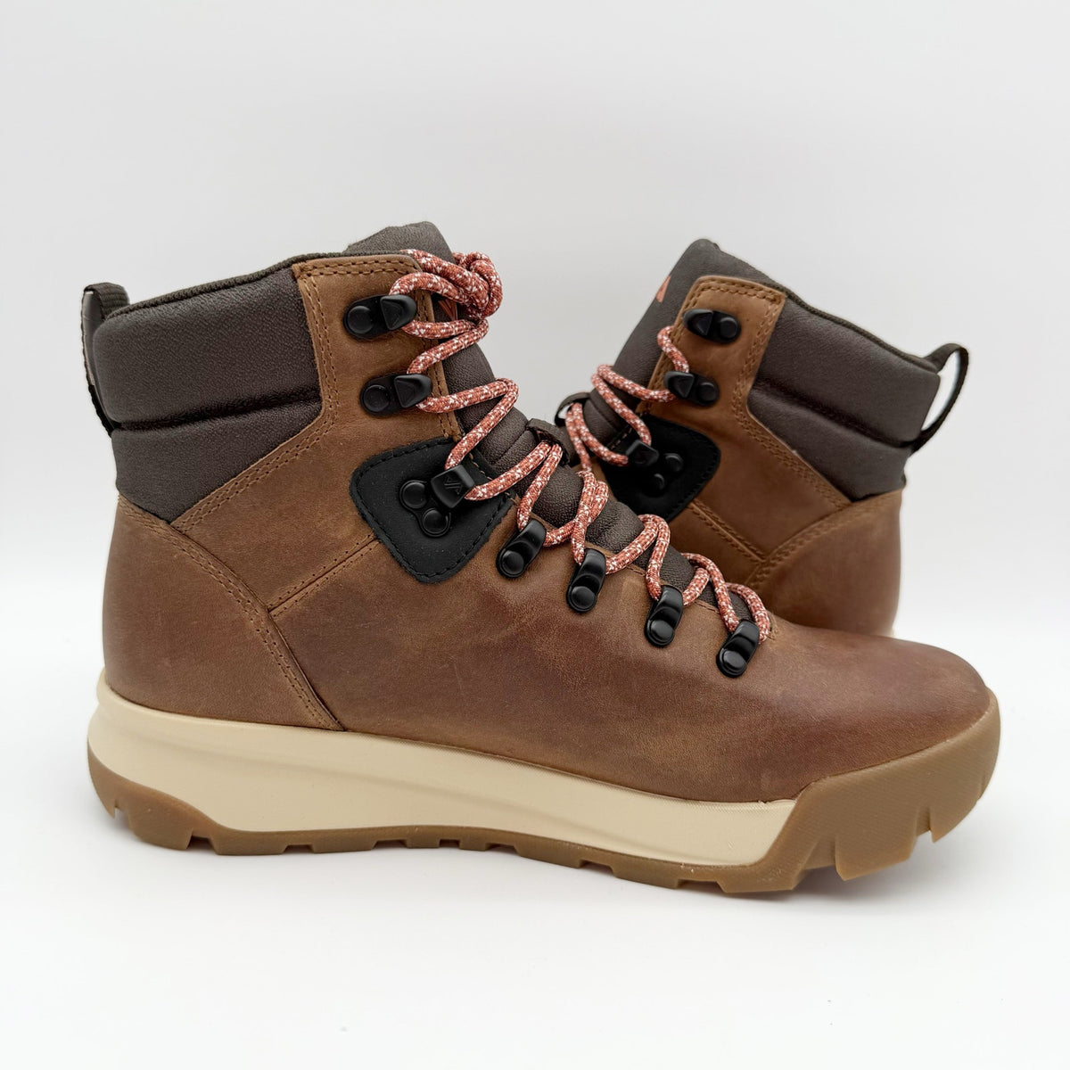 Forsake Womens Patch Mid ll Hiking Boots Size 8 Brown Leather Waterproof NWOB