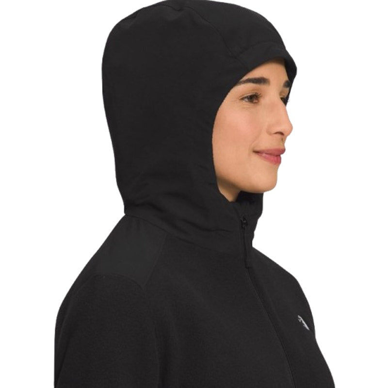 THE NORTH FACE Womens Alpine Polartec 200 Jacket Medium Black Full Zip Hood NWT