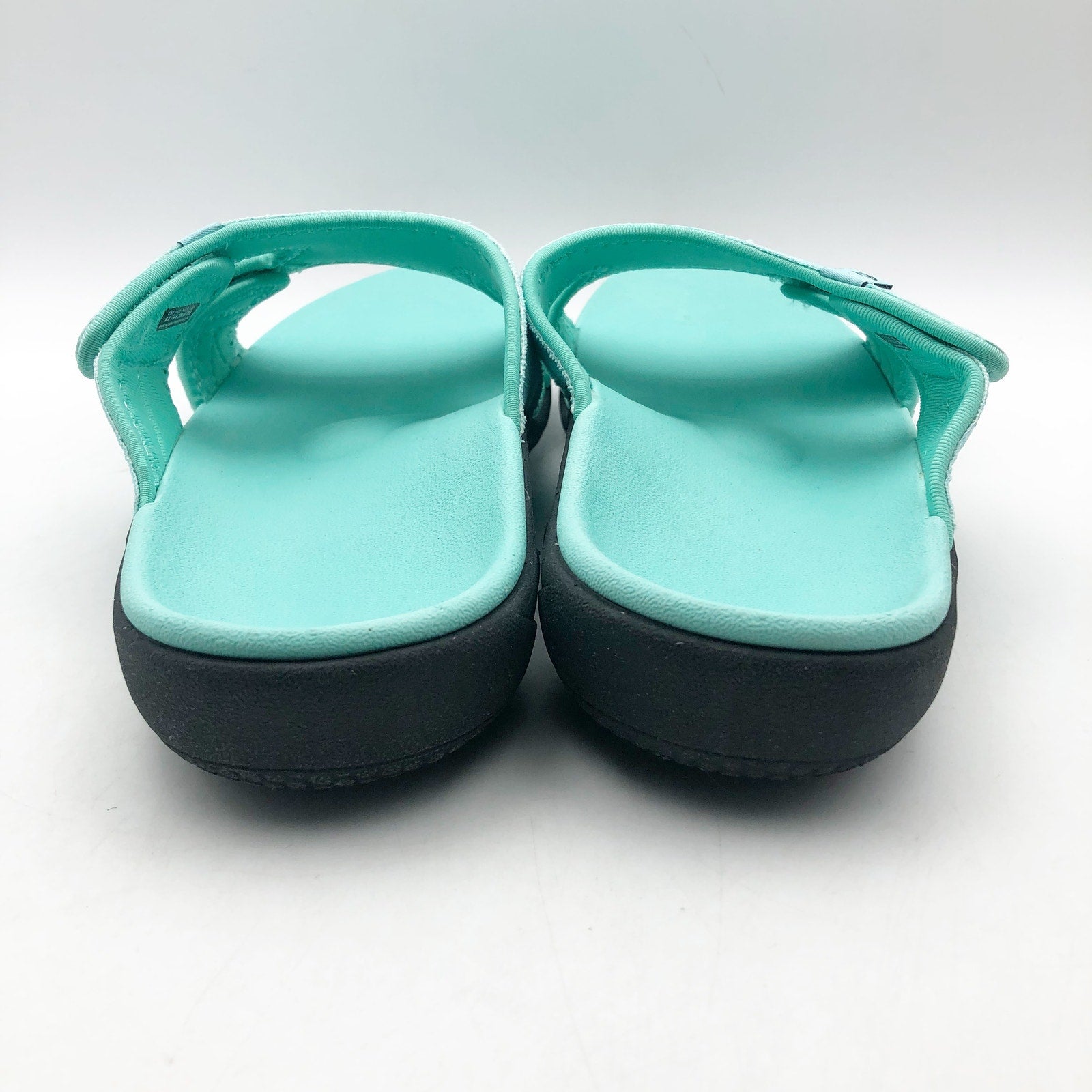 Spenco Womens Kholo Brite Sandals Size US 8B Turquoise Blue Comfort Ortho NWOB