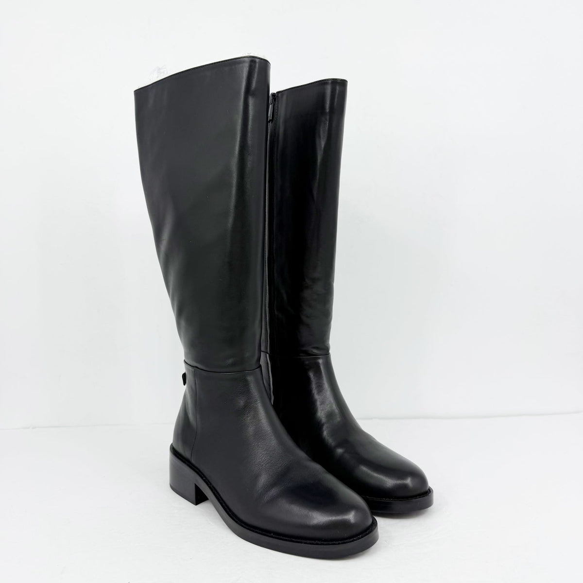 Sam Edelman Womens Mable Tall Boots Size 9.5 M EU 40.5 Black Leather NIB