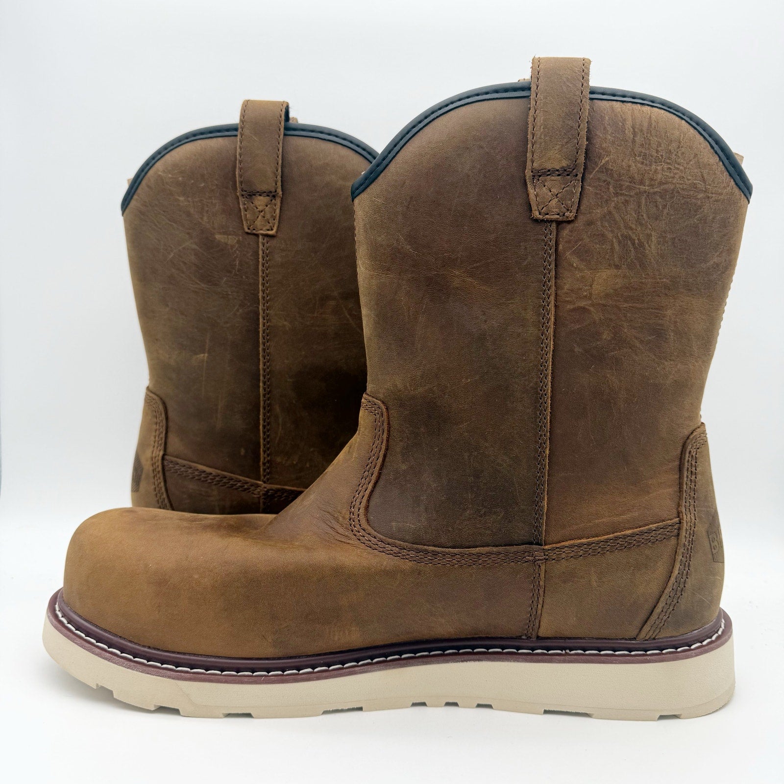 Brunt Mens The Bolduc Composite Toe Work Boot US 12 Brown Leather WP EH SR NWOB