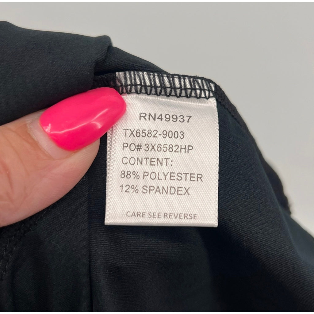 TAIL Women's Jillian 13.5" Tennis Skort XL Onyx Black Pleated UPF NWT