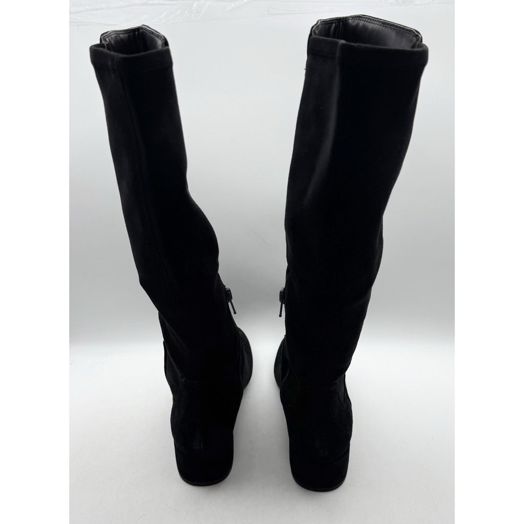 Dune London Womens Tayla Knee High Boots US 7 EU 37 Black Suede NIB