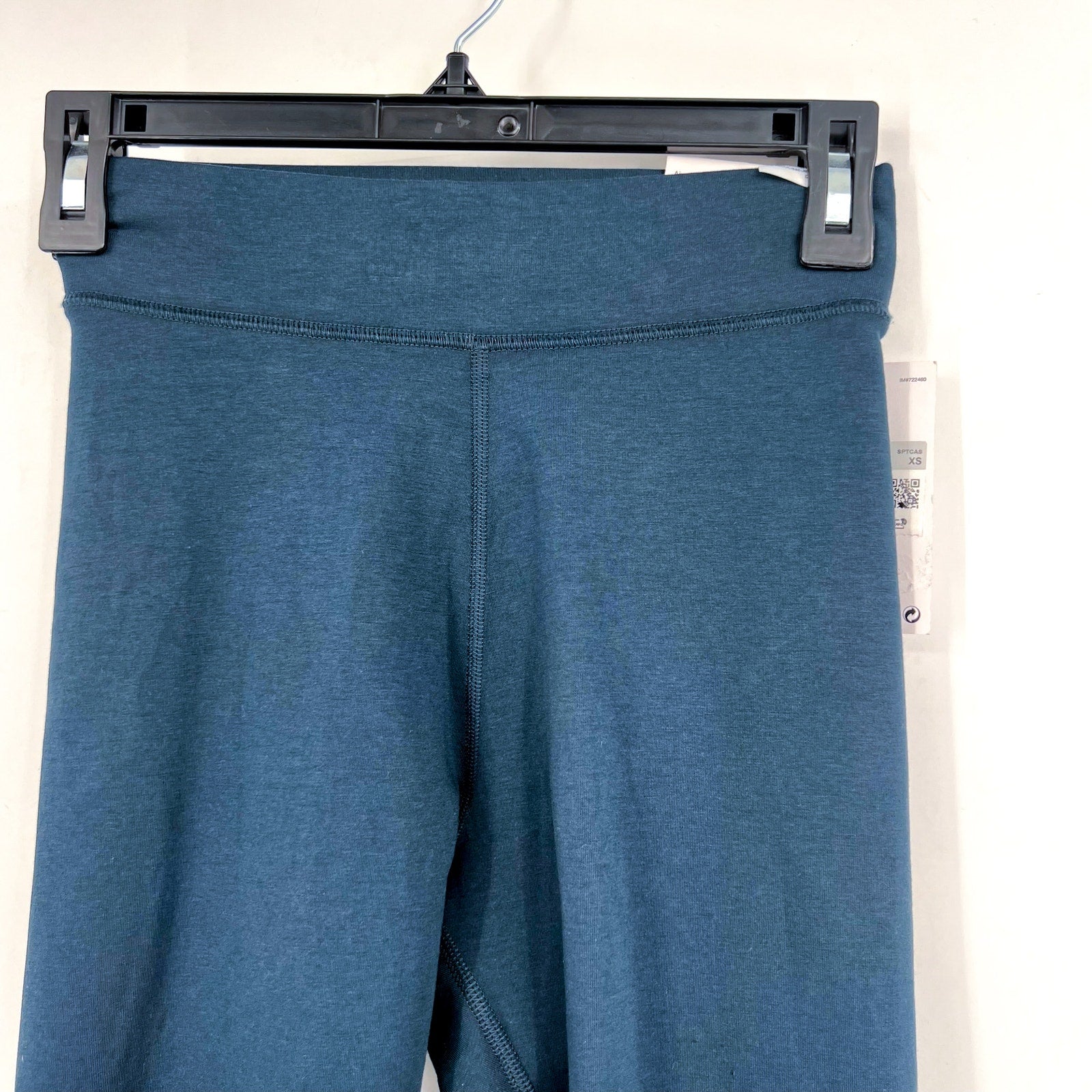 Nike Womens Logo Full Length Leggings XS Navy Blue Athletic High-Waisted NWT