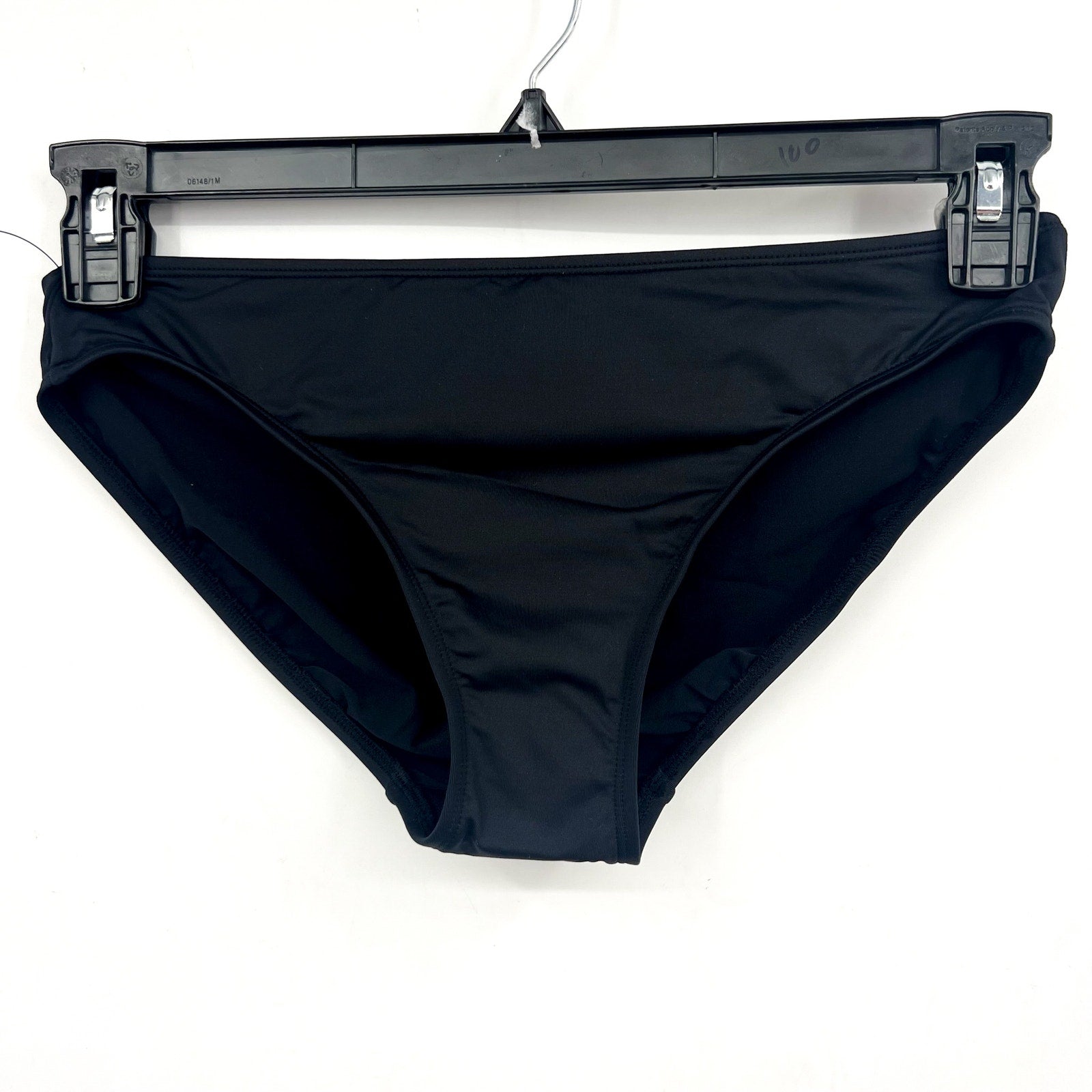 LAUREN RALPH LAUREN Beach Club Hipster Bikini Bottoms Size 6 Black Swim NWOT