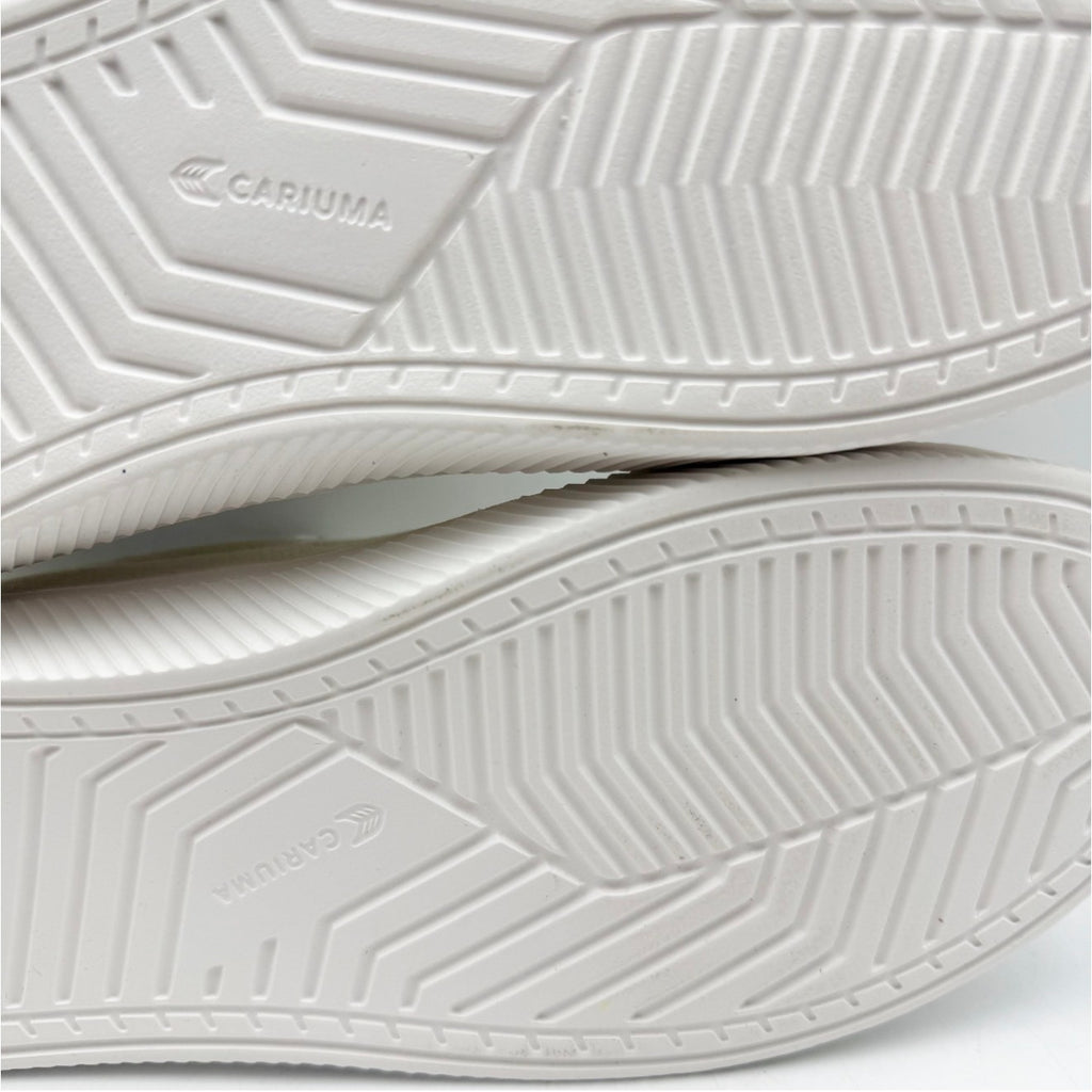 Cariuma IBI Slip On Sneakers Womens 8.5 Mens 7 All White Knit Bamboo NIB