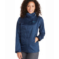 Marmot Womens PreCip Eco Rain Jacket Small Arctic Navy Blue Waterproof NWT