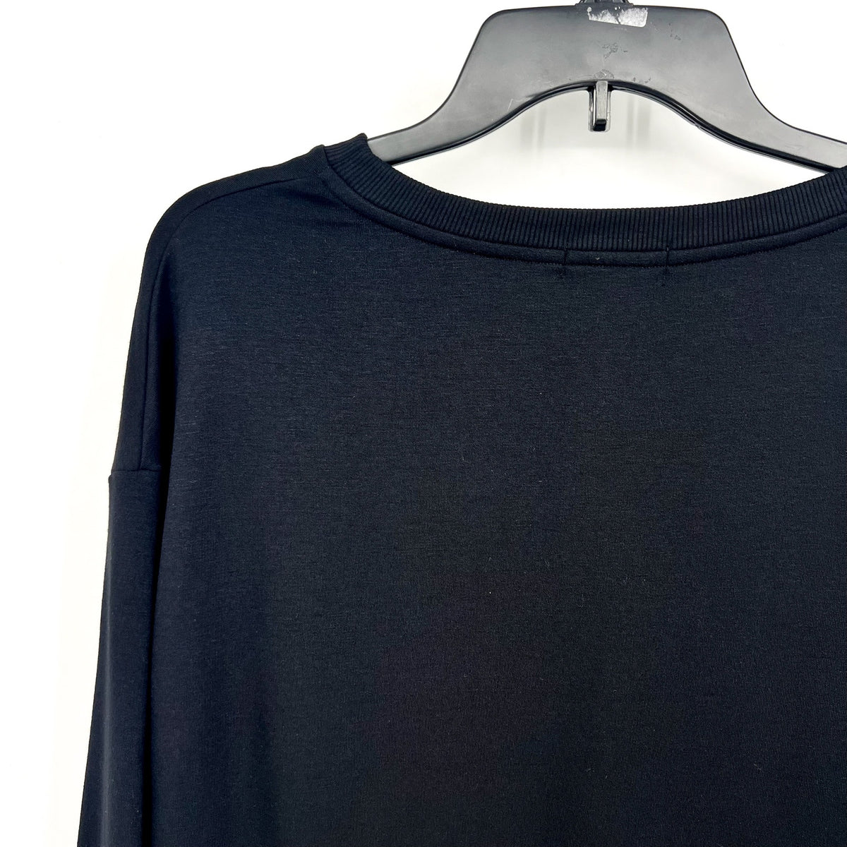 BEYOND YOGA Women's Off Duty Pullover Sweatshirt XS Black Crewneck NWT